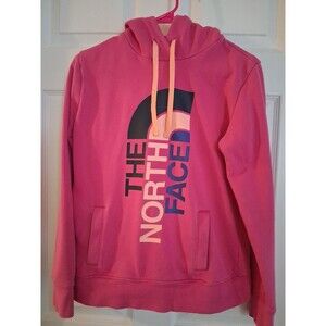 Woman’s North Face Hoodie Sweatshirt Size Medium  Pink Long Sleeve